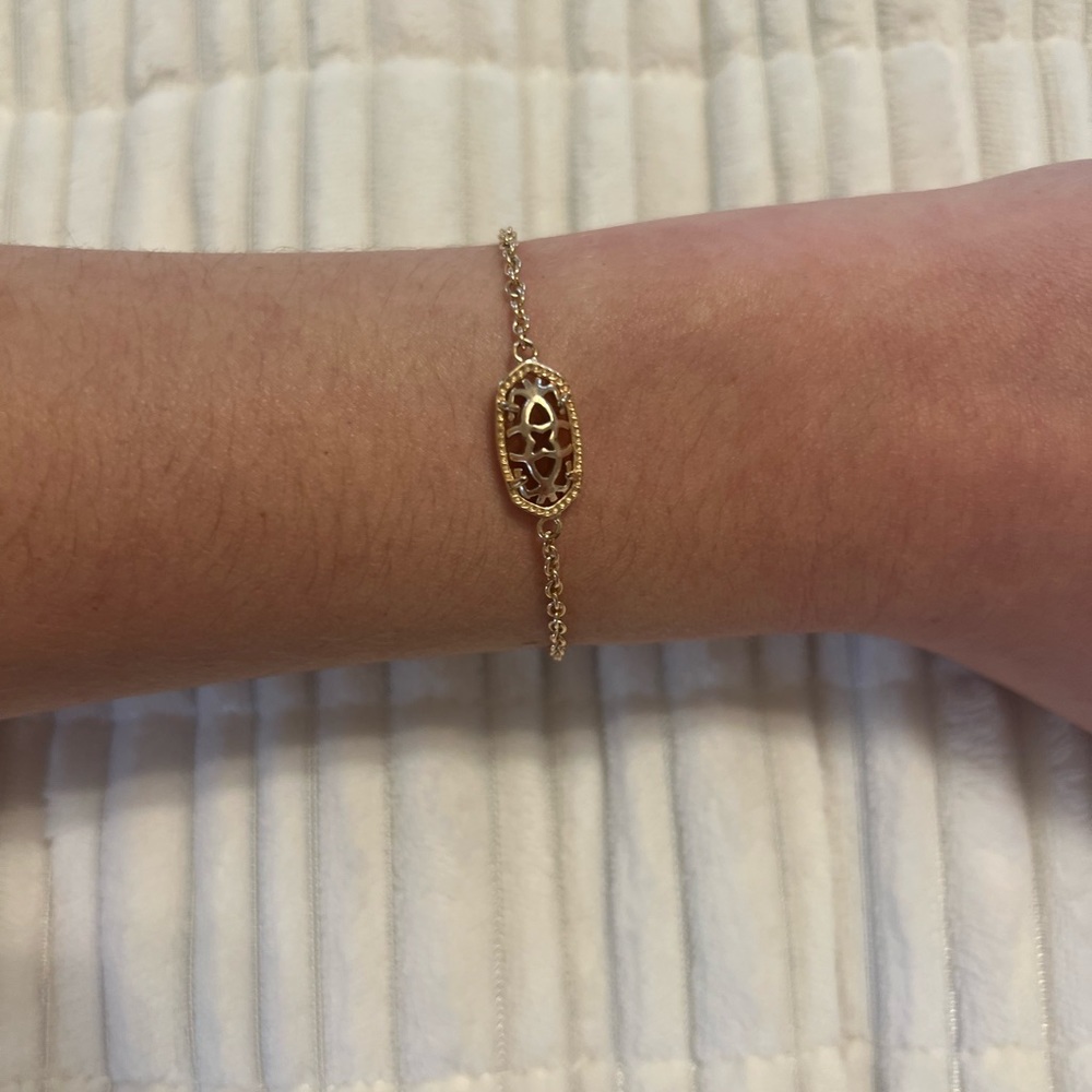 Kendra Scott - rose gold adjustable bracelet